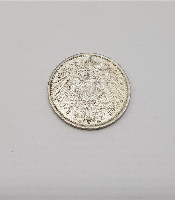 ALMANYA 1915 TARİHLİ NADİR GÜMÜŞ 1 MARK PARA