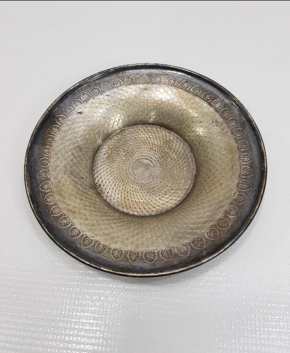 ANZAVUR İŞÇİLİKLİ GÜMÜŞ ÇAY TABAĞI