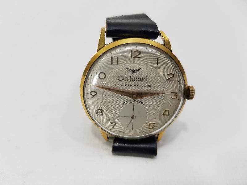 DEVLET DEMİRYOLLARI CORTEBERT KURMALI KOL SAATİ