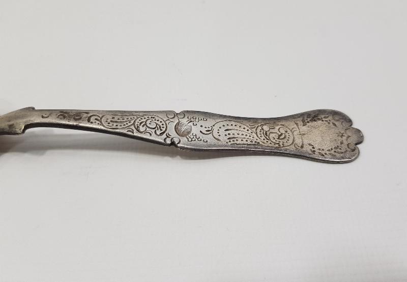 OSMANLI DÖNEMİ TUĞRALI, SAH DAMGALI VE ÇEŞNİLİ GÜMÜŞ TATLI KAŞIĞI