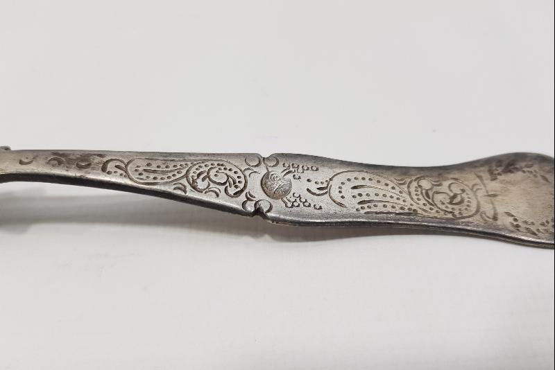 OSMANLI DÖNEMİ TUĞRALI, SAH DAMGALI VE ÇEŞNİLİ GÜMÜŞ TATLI KAŞIĞI