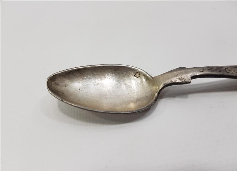 OSMANLI DÖNEMİ TUĞRALI, SAH DAMGALI VE ÇEŞNİLİ GÜMÜŞ TATLI KAŞIĞI