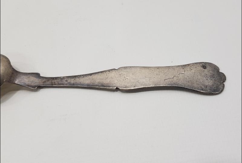 OSMANLI DÖNEMİ TUĞRALI, SAH DAMGALI VE ÇEŞNİLİ GÜMÜŞ TATLI KAŞIĞI