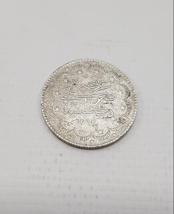 SULTAN ABDÜLHAMİD HAN DÖNEMİ GÜMÜŞ 10 KURUŞ MECİDİYE