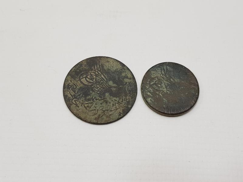 SULTAN ABDÜLMECİD VE SULTAN ABDÜLAZİZ DÖNEMİ İKİ ADET BAKIR PARA