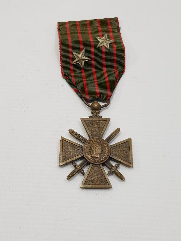 1. DÜNYA SAVAŞI 1914-1917 TARİHLİ FRANSIZ KILIÇLI NİŞANI