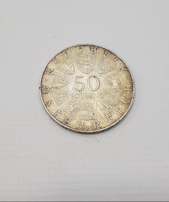 1970 TARİHLİ AVUSTURYA GÜMÜŞ 50 SCHILLING 