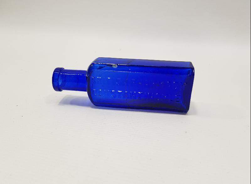 CONSTANTINOPLE YAZILI OSMANLI DÖNEMİ NADİR İLAÇ ŞİŞESİ