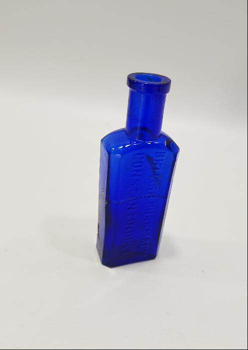 CONSTANTINOPLE YAZILI OSMANLI DÖNEMİ NADİR İLAÇ ŞİŞESİ