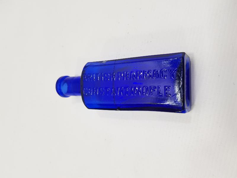 CONSTANTINOPLE YAZILI OSMANLI DÖNEMİ NADİR İLAÇ ŞİŞESİ