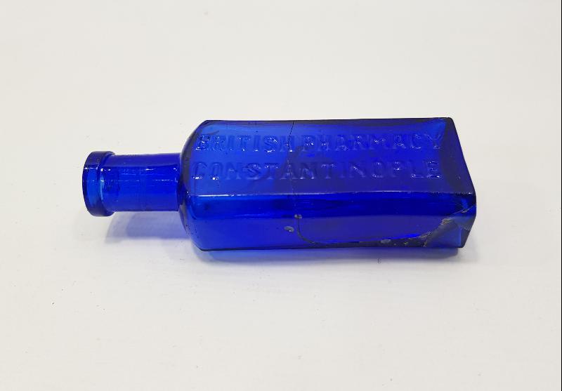 CONSTANTINOPLE YAZILI OSMANLI DÖNEMİ NADİR İLAÇ ŞİŞESİ