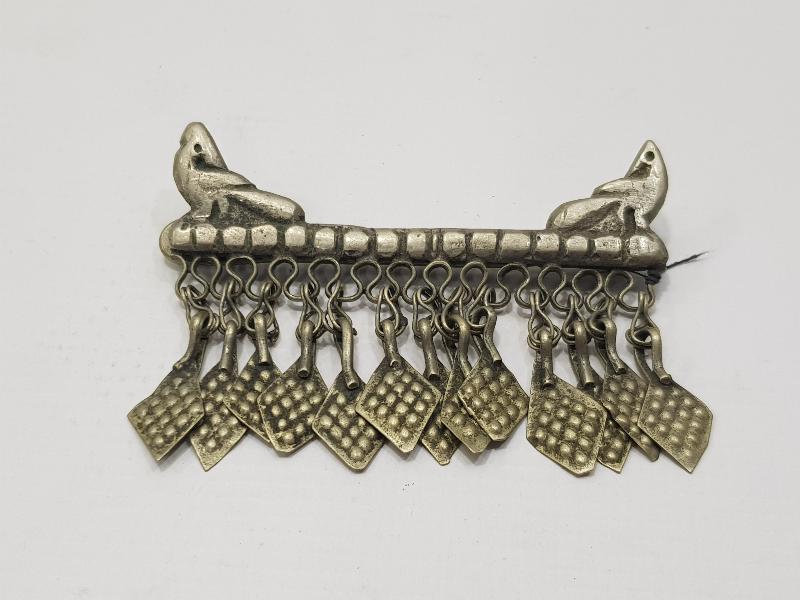 ESKİ TÜRKMEN İŞİ KADIN SAÇ TOKASI