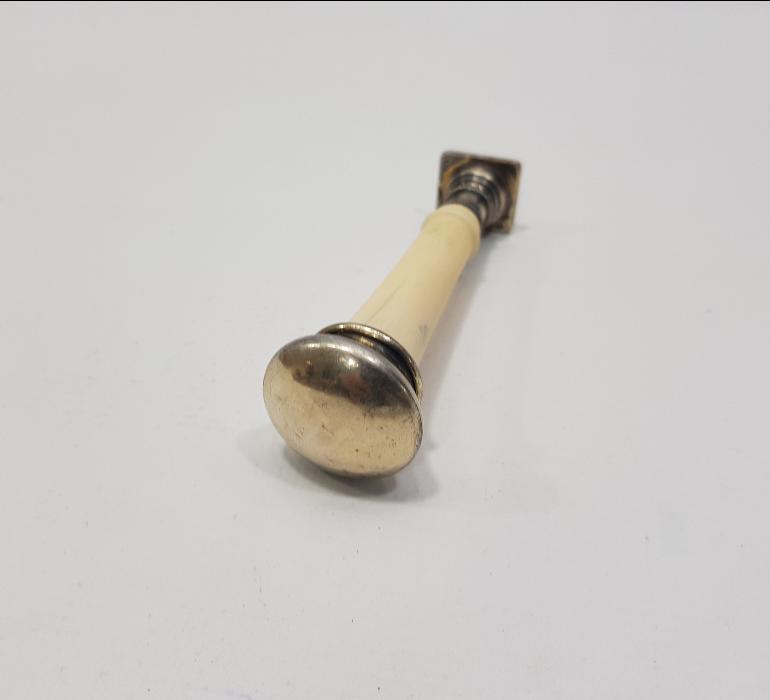 FİLDİŞİ SAPLI GÜMÜŞ MÜHÜR