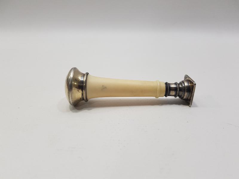 FİLDİŞİ SAPLI GÜMÜŞ MÜHÜR