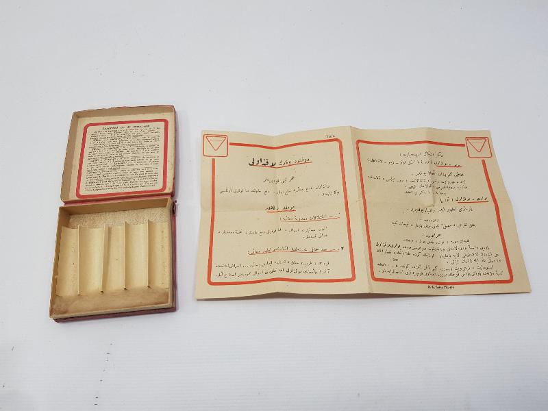 OSMANLICA PROSPEKTÜSLÜ ÇOK NADİR İLAÇ KUTUSU