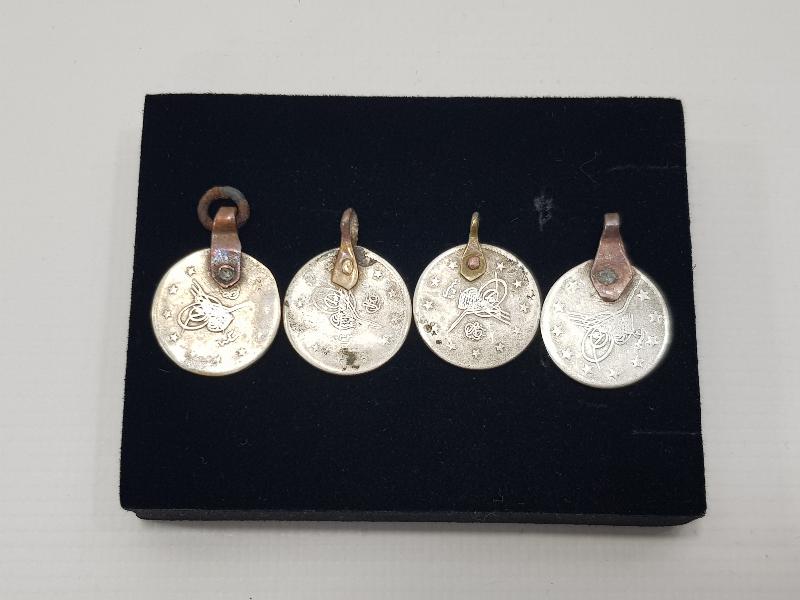 SULTAN ABDÜLHAMİD HAN DÖNEMİ 4 ADET GÜMÜŞ 2 KURUŞ