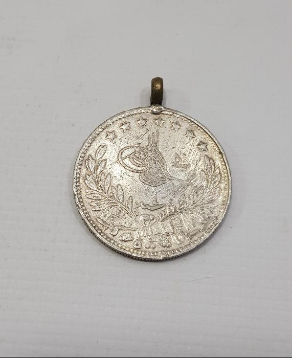 SULTAN MEHMET REŞAD DÖNEMİ ALTIN 500 KURUŞUN GÜMÜŞ DENEME BASKISI