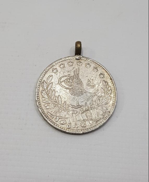 SULTAN MEHMET REŞAD DÖNEMİ ALTIN 500 KURUŞUN GÜMÜŞ DENEME BASKISI