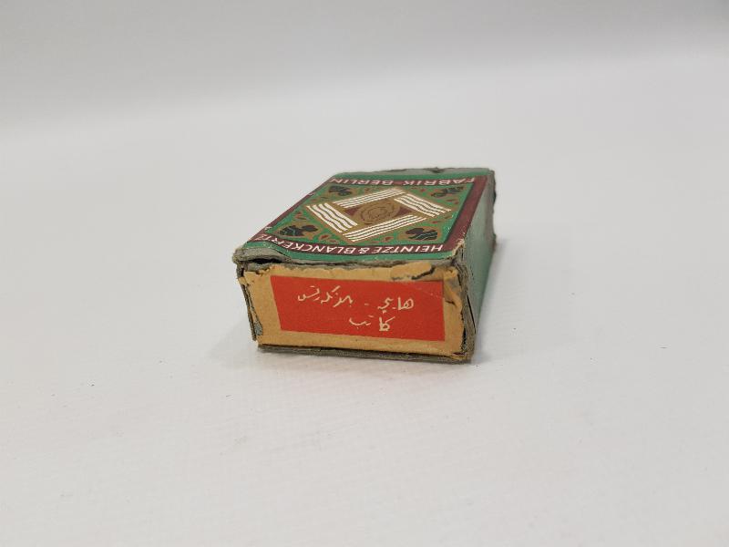 ÜZERİ OSMANLICA İZMİR YAZILI DİVİT UCU KUTUSU