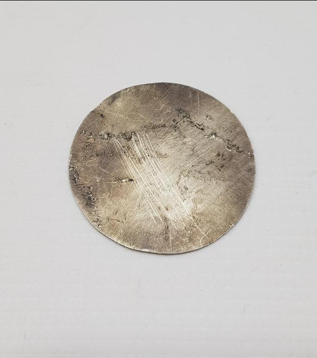 ÜZERİ OSMANLICA YAZILI GÜMÜŞ TILSIM