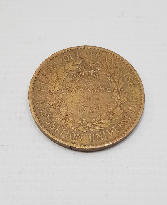 1789 TARİHLİ FRANSA FUAR MADALYASI 