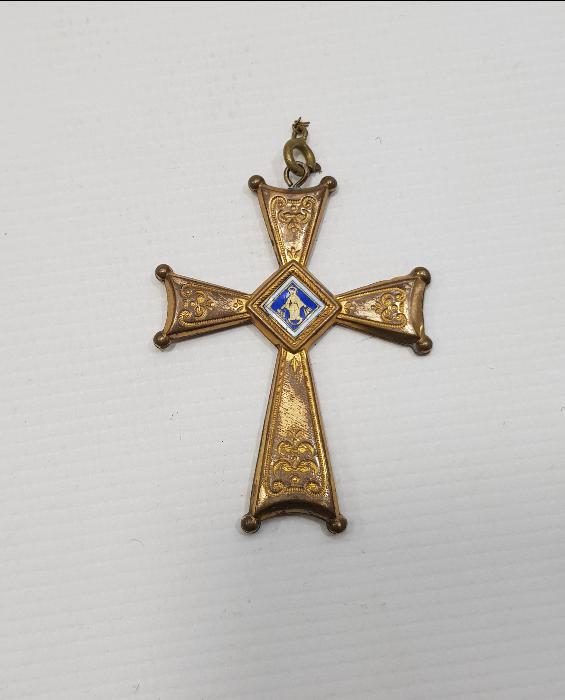 1900'LERDEN ALTN VERMEYLİ, MİNELİ HAÇ