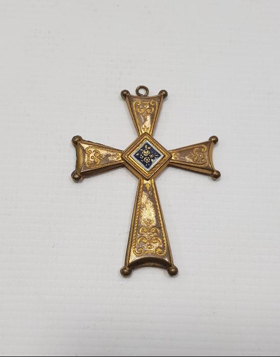 1900'LERDEN ALTN VERMEYLİ, MİNELİ HAÇ