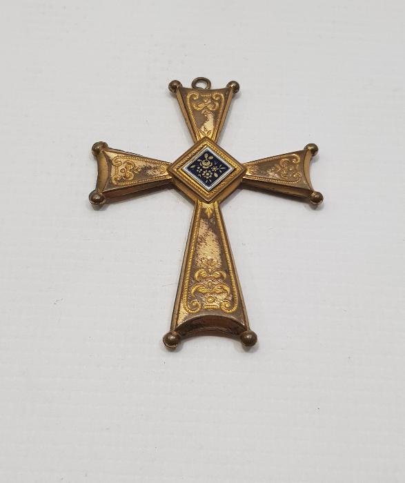 1900'LERDEN ALTN VERMEYLİ, MİNELİ HAÇ