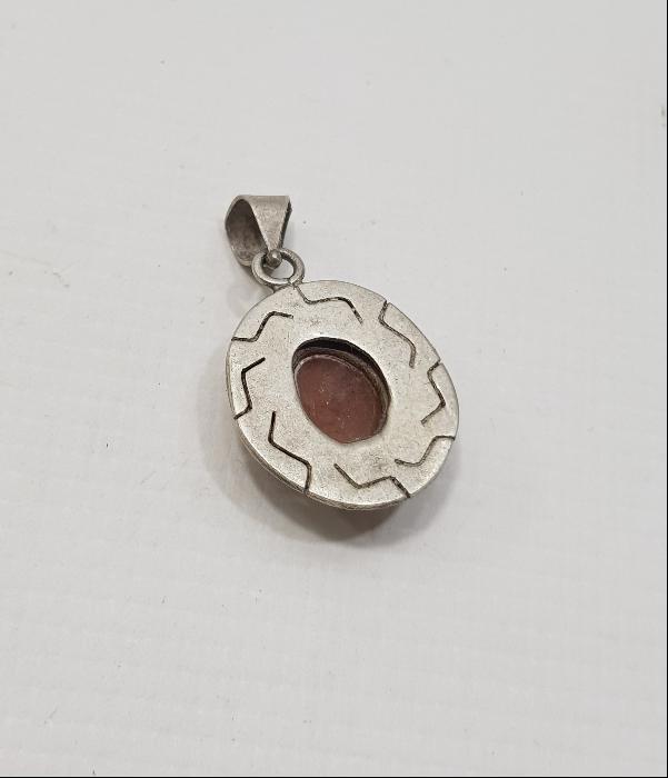 DAMLA KEHRİBARLI GÜMÜŞ KOLYE UCU