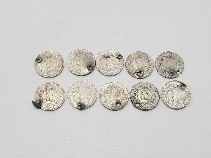 SULTAN MEHMET REŞAD HAN DÖNEMİ 10 ADET 10 PARA