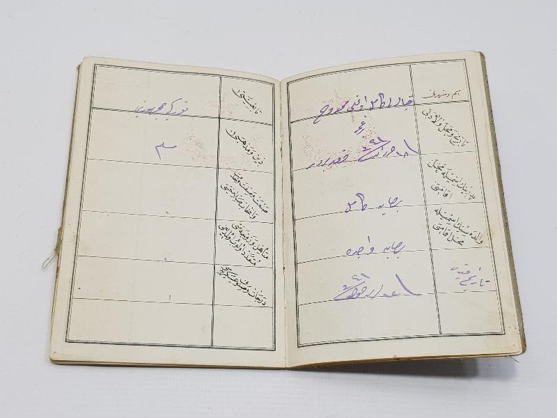 TÜRKİYE CUMHURİYETİ'NİN İLK HÜVİYET CÜZDANI - OSMANLICA