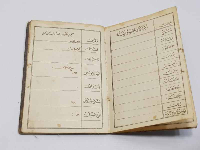 TÜRKİYE CUMHURİYETİ'NİN İLK NÜFUS KAĞIDI - OSMANLICA