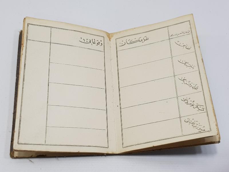 TÜRKİYE CUMHURİYETİ'NİN İLK NÜFUS KAĞIDI - OSMANLICA