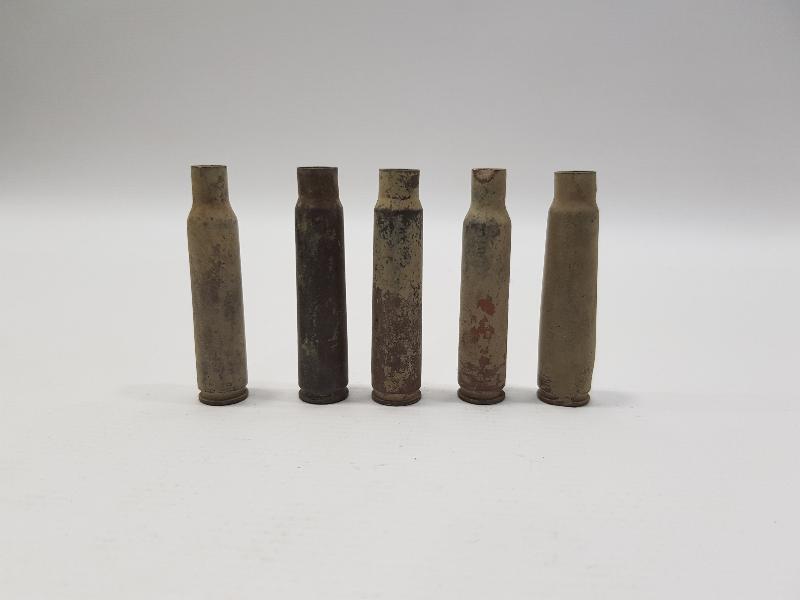 1. DÜNYA SAVAŞI DÖNEMİ 5 ADET BOŞ MERMİ KOVANI