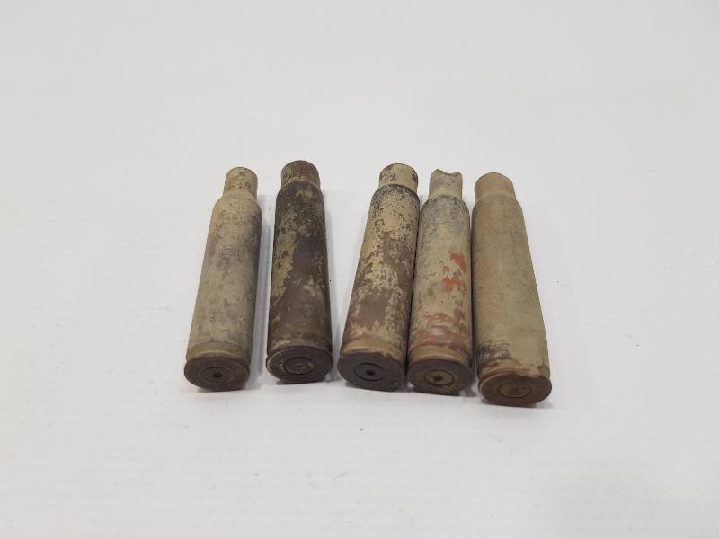 1. DÜNYA SAVAŞI DÖNEMİ 5 ADET BOŞ MERMİ KOVANI