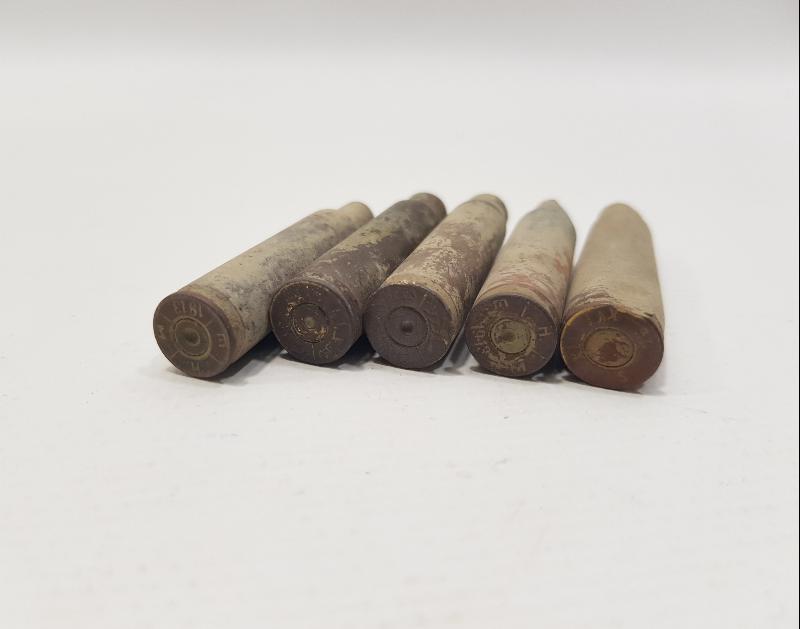 1. DÜNYA SAVAŞI DÖNEMİ 5 ADET BOŞ MERMİ KOVANI