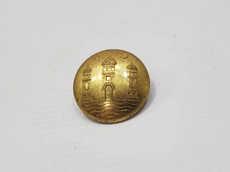 1. DÜNYA SAVAŞI DÖNEMİ AY YILDIZLI ÇOK NADİR SUBAY DÜĞMESİ