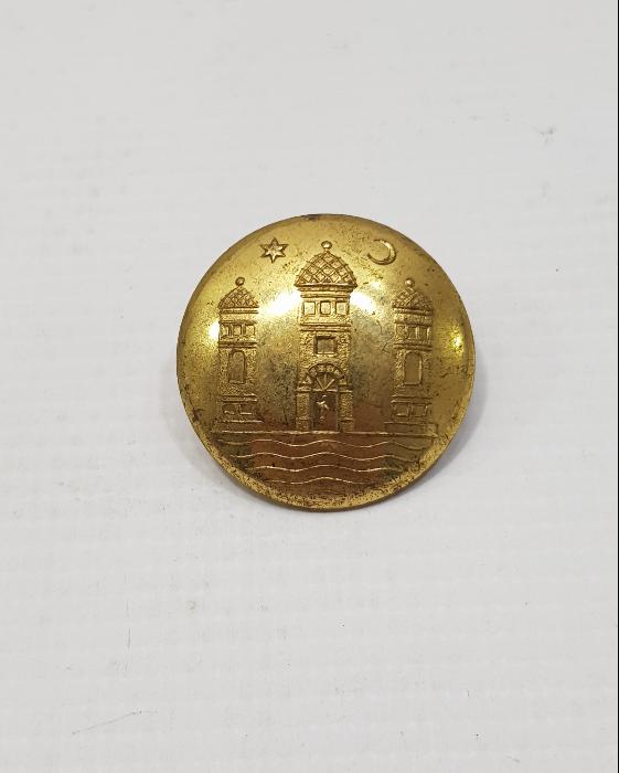 1. DÜNYA SAVAŞI DÖNEMİ AY YILDIZLI ÇOK NADİR SUBAY DÜĞMESİ