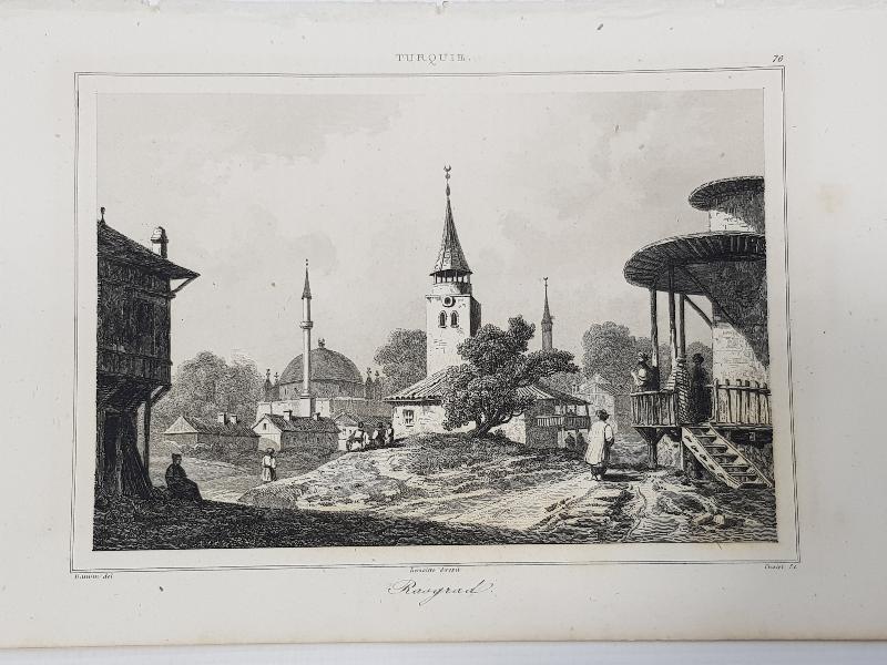 1840'LARDAN GRAVÜR: RAZGRAD