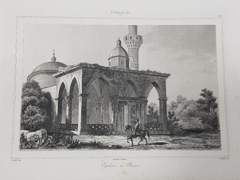 1840'LARDAN İZNİK GRAVÜRÜ