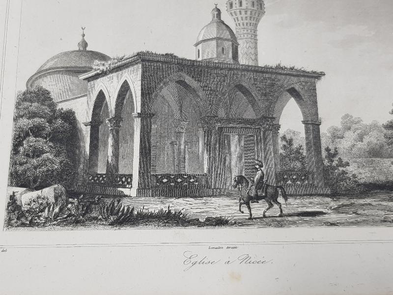 1840'LARDAN İZNİK GRAVÜRÜ