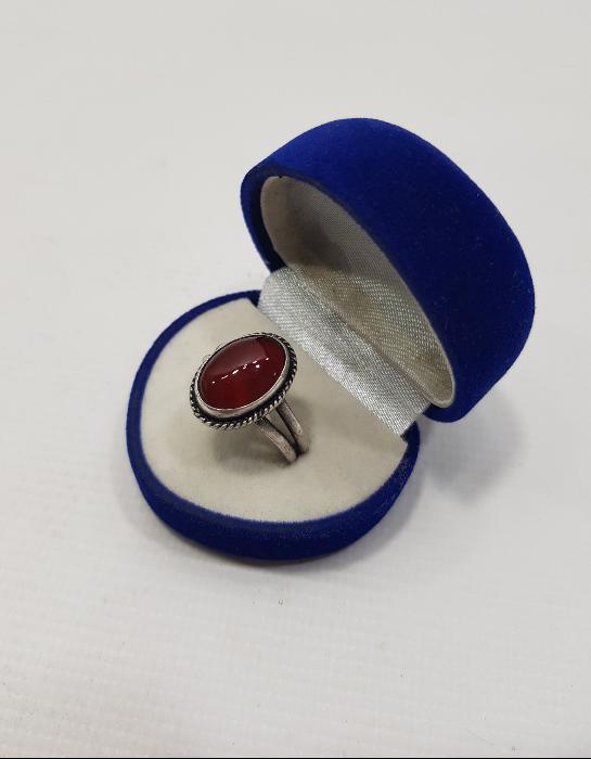 AKİK TAŞLI GÜMÜŞ YÜZÜK 