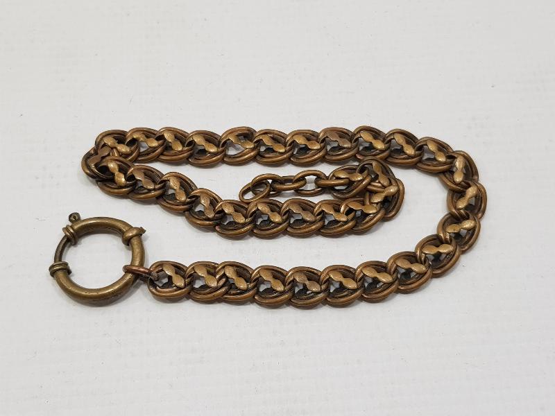 ALTIN KAPLAMA ANTİKA CEP SAATİ KÖSTEĞİ