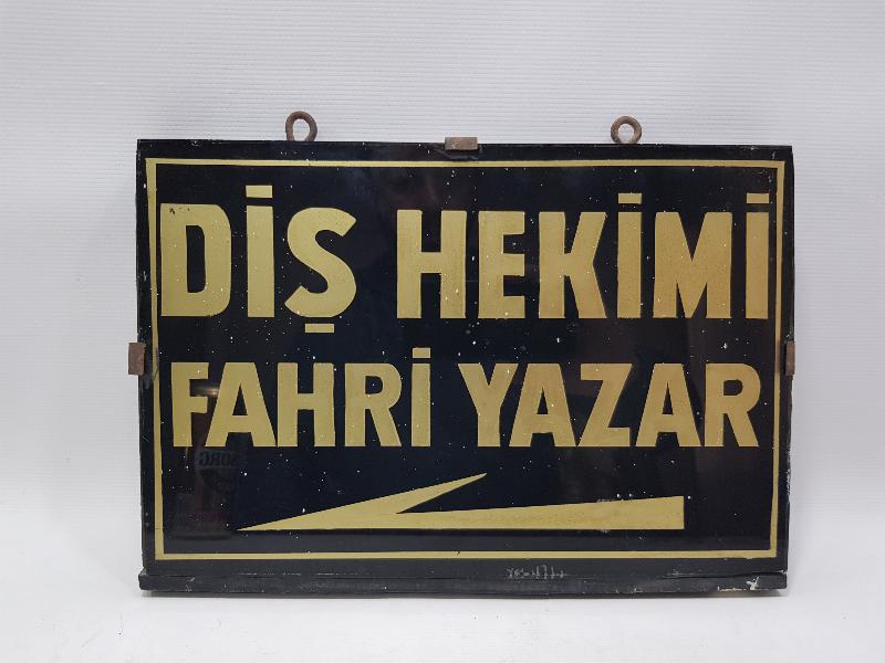 ANTİKA DİŞ HEKİMİ TABELASI 