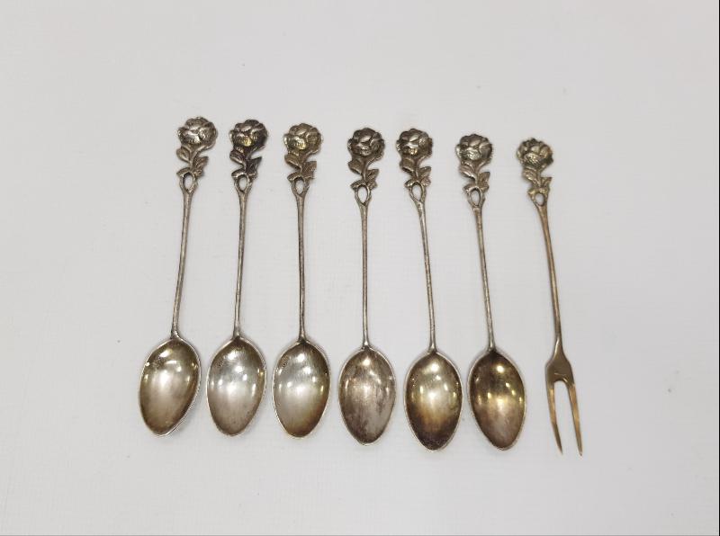 ANTİKA GÜMÜŞ ÇAY KAŞIĞI SETİ