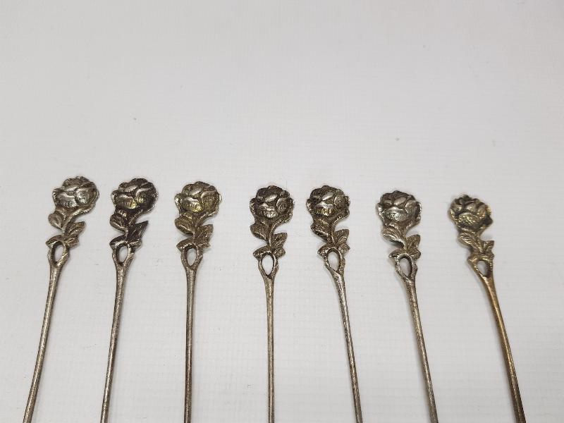 ANTİKA GÜMÜŞ ÇAY KAŞIĞI SETİ