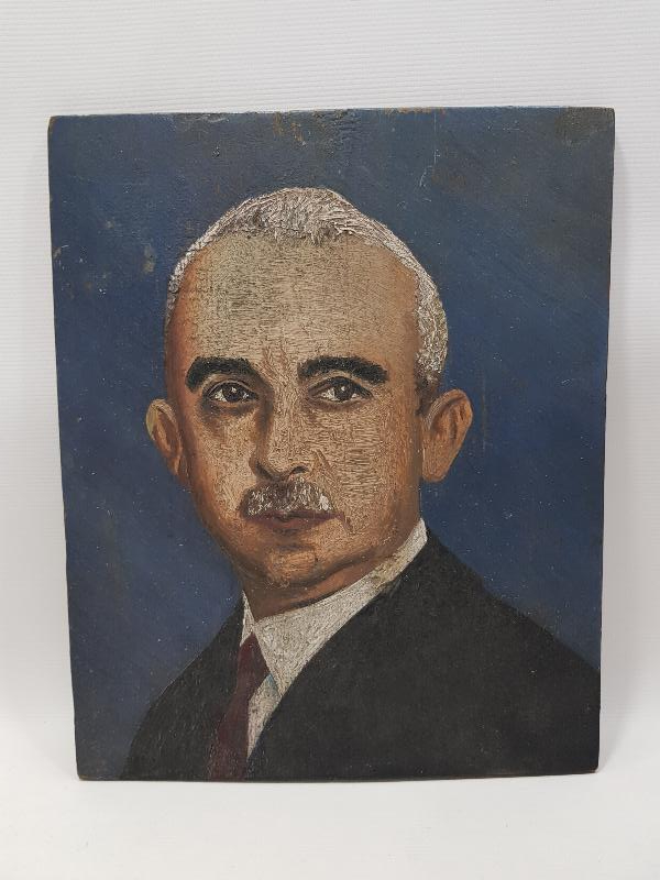 ANTİKA YAĞLI BOYA İSMET İNÖNÜ TABLOSU