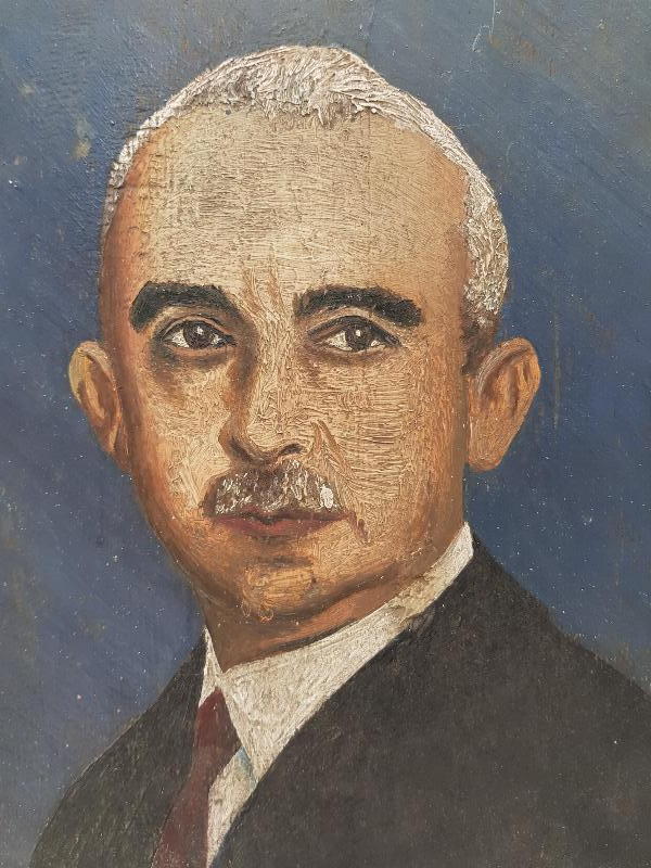 ANTİKA YAĞLI BOYA İSMET İNÖNÜ TABLOSU