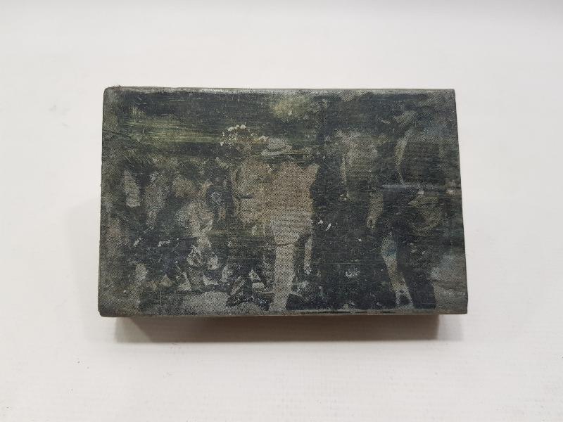 ATATÜRK, İSMET İNÖNÜ VE BERABERİNDEKİLER KONULU MATBAA KLİŞESİ