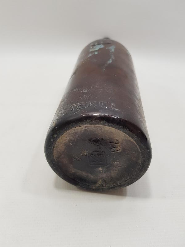 HİLAL KABARTMALI ESKİ TEKEL İÇKİ ŞİŞESİ